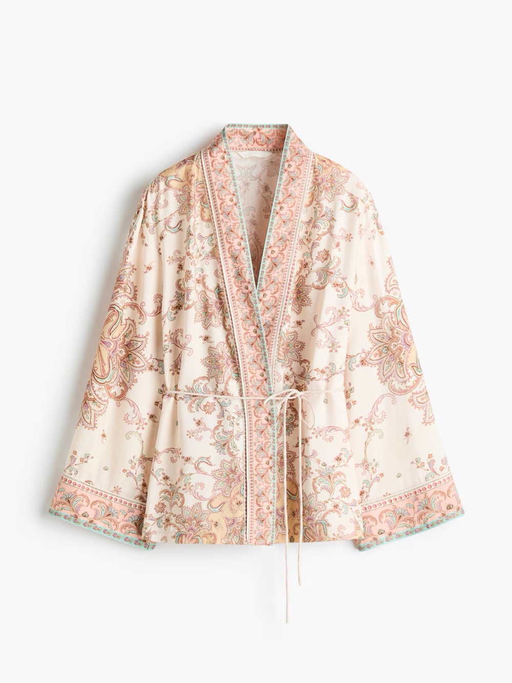 H&M🌸Viral Paisley Kimono Robe L New with tag